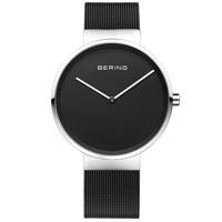 Bering 14539-102 Silver Black Horloge - thumbnail