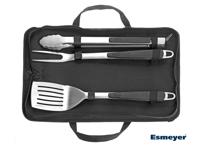 Esmeyer BBQ set 3-delig in nylon tas - thumbnail
