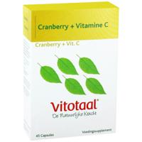 Vitotaal Cranberry + C 45 Capsules - thumbnail