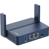 Cudy AX3000 draadloze router Gigabit Ethernet Blauw - thumbnail