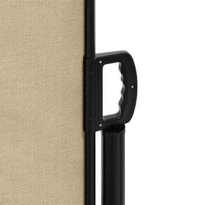 Windscherm uittrekbaar 140x1200 cm beige Windscherm uittrekbaar 140x1200 cm beige