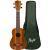 Flight Natural Series NUS200 Teak sopraan ukelele met brede topkam inclusief gigbag - thumbnail