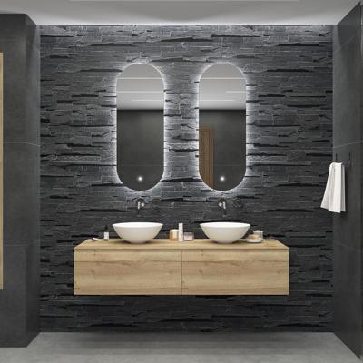 Badkamerspiegel Gliss Orion 40x100 cm 2X Verticaal LED Incl. Verwarming Gliss Design