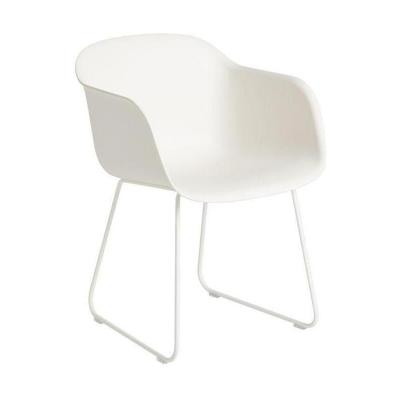 Fiber eetkamerstoel met armleuning