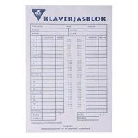 Haza Witbaard klaverjasblok, 50 vellen - thumbnail
