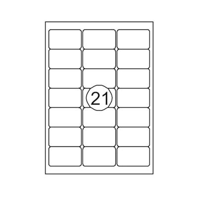 Etiket Quantore 63.5X38.1mm 315 stuks Etiket Quantore 63.5X38.1mm 315 stuks