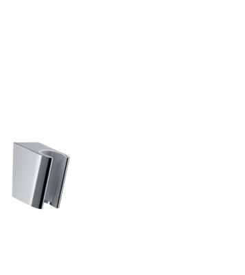 Handdouchehouder Porter S HansGrohe Wand Geborsteld Zwart Chroom