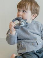 Bijtring - MUSHIE - NATRUBA grijs - thumbnail