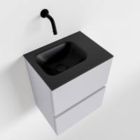 MONDIAZ ADA 40cm toiletmeubel cale. LEX wastafel urban rechts zonder kraangat - thumbnail