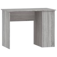 Bureau 100x55x75 cm bewerkt hout grijs sonoma eikenkleurig - thumbnail