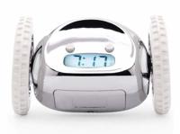 NeXtime - CLOCKY - Wekker op wielen - Extra luid alarm voor diepe - thumbnail