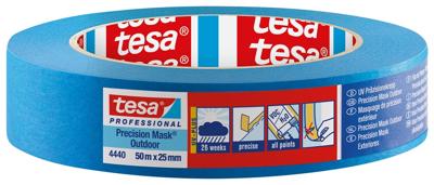 tesa PRECISION OUTDOOR 04440-00001-00 Maskeertape tesa Professional Blauw (l x b) 50 m x 25 mm 1 stuk(s)