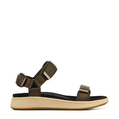 Woden Dames Sandalen in Stof (Bruin)