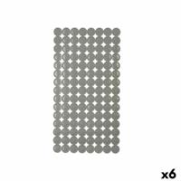 Antislipmat voor in de douche Grijs PVC 68 x 36 x 1 cm (6 Stuks) - thumbnail