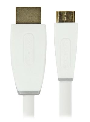 Bandridge High Speed HDMI kabel | 1 m | Wit | 1 stuks - BBM34500W10 BBM34500W10