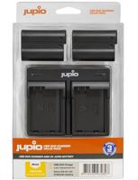 Jupio Kit: 2 x camera-accu EN-EL15C 2100mAh + USB Dual lader - thumbnail