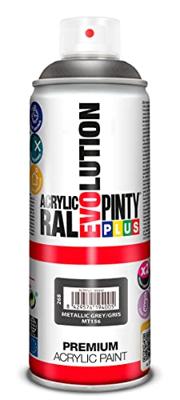 Sprayverf Pintyplus Evolution MT156 Metaal 400 ml Grijs
