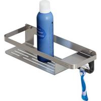 Tiger Douchemand Caddy Met Handdoekhaak 32 cm RVS Geborsteld - thumbnail