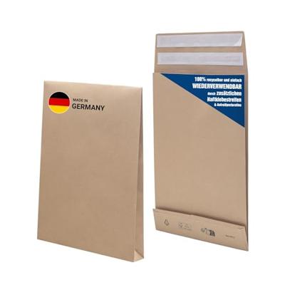 e-Green enveloppen met blokbodem, ft 350 x 250 x 50 + 96 mm, doos van 250 stuks e-Green enveloppen met blokbodem, ft 350 x 250 x 50 + 96 mm, doos van 250 stuks