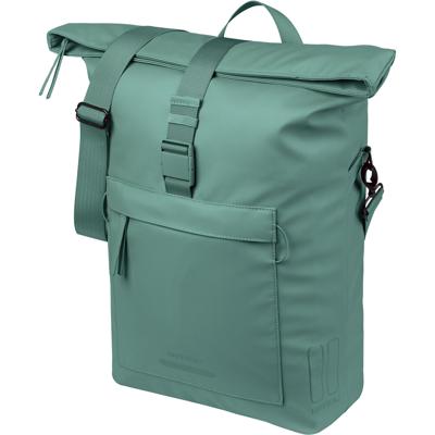 Fietsschoudertas Basil Brooklyn MIK 17L 14 x 32 x 40 cm - groen