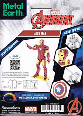 Metal Earth Marvel Avangers Iron Man Metalen bouwpakket Metal Earth Marvel Avangers Iron Man Metalen bouwpakket