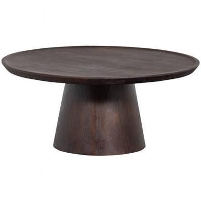 vtwonen Ronde Salontafel 'Coffee A Gogo' Mangohout, 90cm vtwonen Ronde Salontafel 'Coffee A Gogo' Mangohout, 90cm