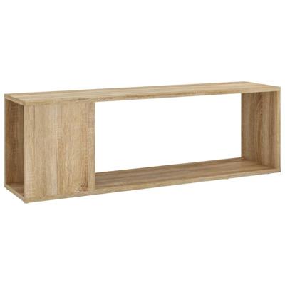 Tv-meubel 100x24x32 cm spaanplaat sonoma eikenkleurig