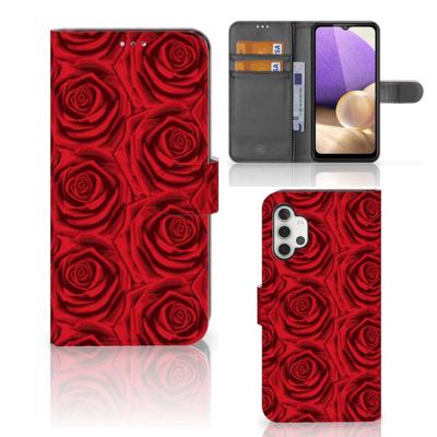 Samsung Galaxy A32 4G Hoesje Red Roses Samsung Galaxy A32 4G Hoesje Red Roses