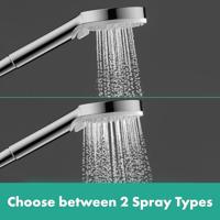 Hansgrohe Crometta 2 stralen doucheset vario EcoSmart wit/chroom - thumbnail