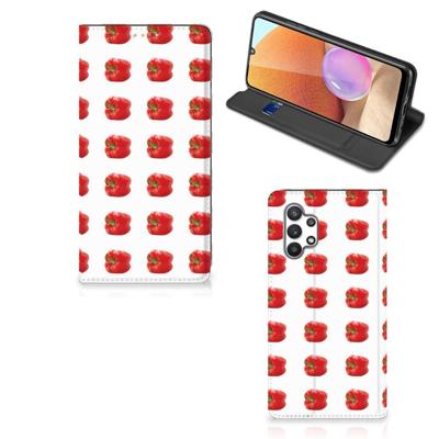 Samsung Galaxy A32 4G | A32 5G Enterprise Editie | Flip Style Cover | Paprika Red