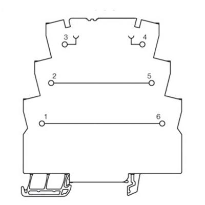 Weidmüller Doorgangsklem 1 stuk(s) MOS FEED THROUGH 300 V (max) IP20