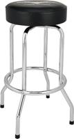 Fender Custom Shop Logo Barstool 30" Black/Chrome gitaarkruk (76 cm) - thumbnail