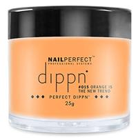 NailPerfect Acrylic Perfect Dippn' Powder Orange Is The New Trend 25gr - thumbnail
