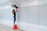 Kruk GIERRE Rood Plastic - thumbnail