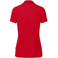 JAKO C6320D Polo Organic Dames - Rood - 44 - thumbnail