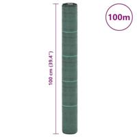 VidaXL Worteldoek 1x100 m polypropeen groen - thumbnail