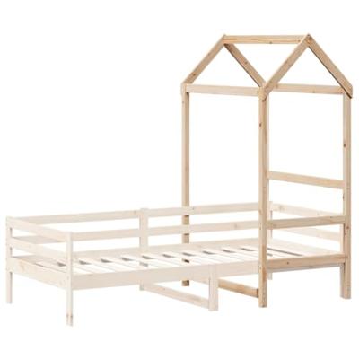 Kinderbedhuisje 118x70x176,5 cm massief grenenhout