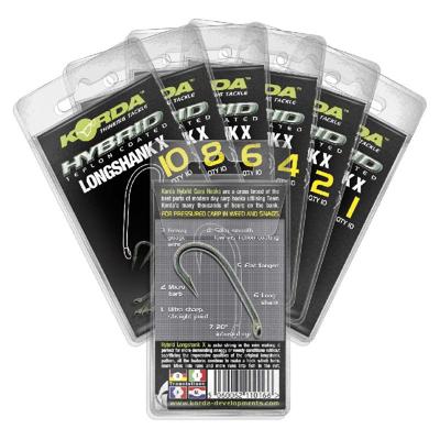 Korda Long Shank X Size 4, 10 st