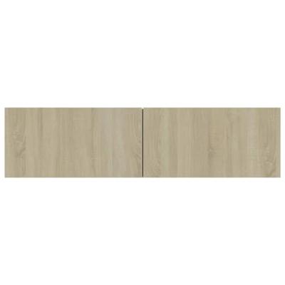 Tv-meubel 120x30x30 cm spaanplaat sonoma eikenkleurig