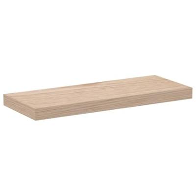 Wandschap 60x23,5x4 cm bewerkt hout - thumbnail