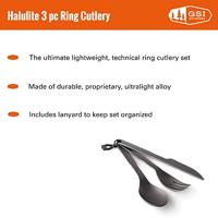 GSI Outdoors Halulite Set Bestek Grijs - thumbnail