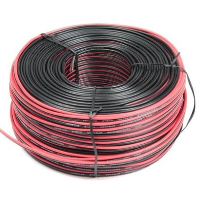 Luidsprekerkabel 2 x 1,0mm 100 M Rood Zwart