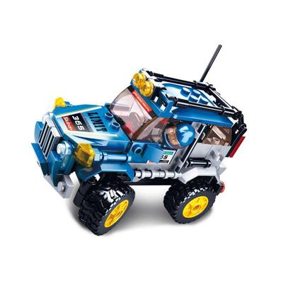 Sluban Off-Road Vehicle blue bouwstenen set (M38-B0663C) Sluban Off-Road Vehicle blue bouwstenen set (M38-B0663C)