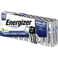 Energizer Ultimate FR03 AAA batterij (potlood) Lithium 1250 mAh 1.5 V 20 stuk(s) - thumbnail