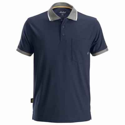 Herenpolo met Korte Mouwen Snickers Workwear 2724 Polo AllroundWork Technology 37.5® Marineblauw Maat XXL