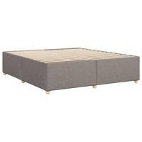 Bedframe zonder matras stof taupe 180x200 cm - thumbnail