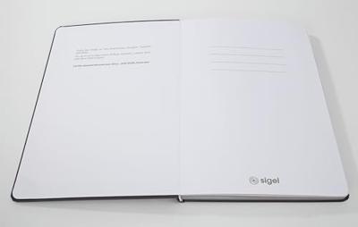 Sigel LS206 Notitieboek Linescape Hardcover DIN A5 Geruit Donkergrijs, Lichtgrijs Aantal paginas: 88 Sigel LS206 Notitieboek Linescape Hardcover DIN A5 Geruit Donkergrijs, Lichtgrijs Aantal paginas: 88
