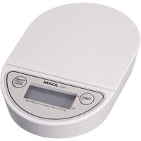 MAUL postweegschaal Oval 2 kg ( /1gr) incl. batterij wit - thumbnail