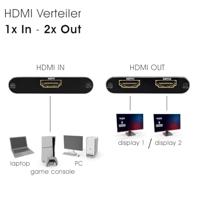 Maxtrack HDMI-switch 1 + 2 poorten 7680 x 4320 Pixel - thumbnail