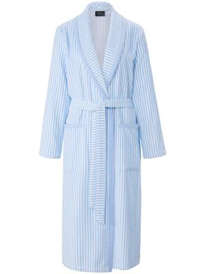 Cawö Cawö Dames Badjas met Sjaalkraag 3423 mittelblau 46
